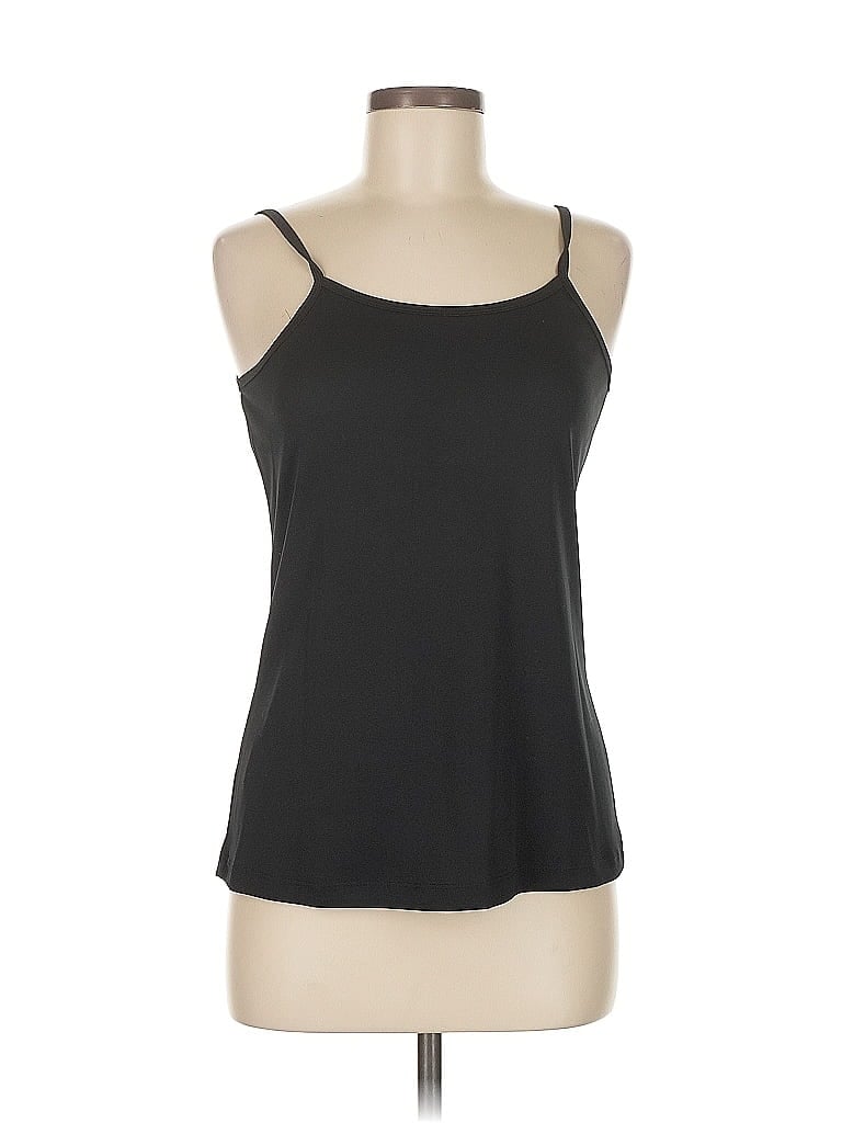 Pre-owned Unbranded Tank Top Black Halter Neckline Tops