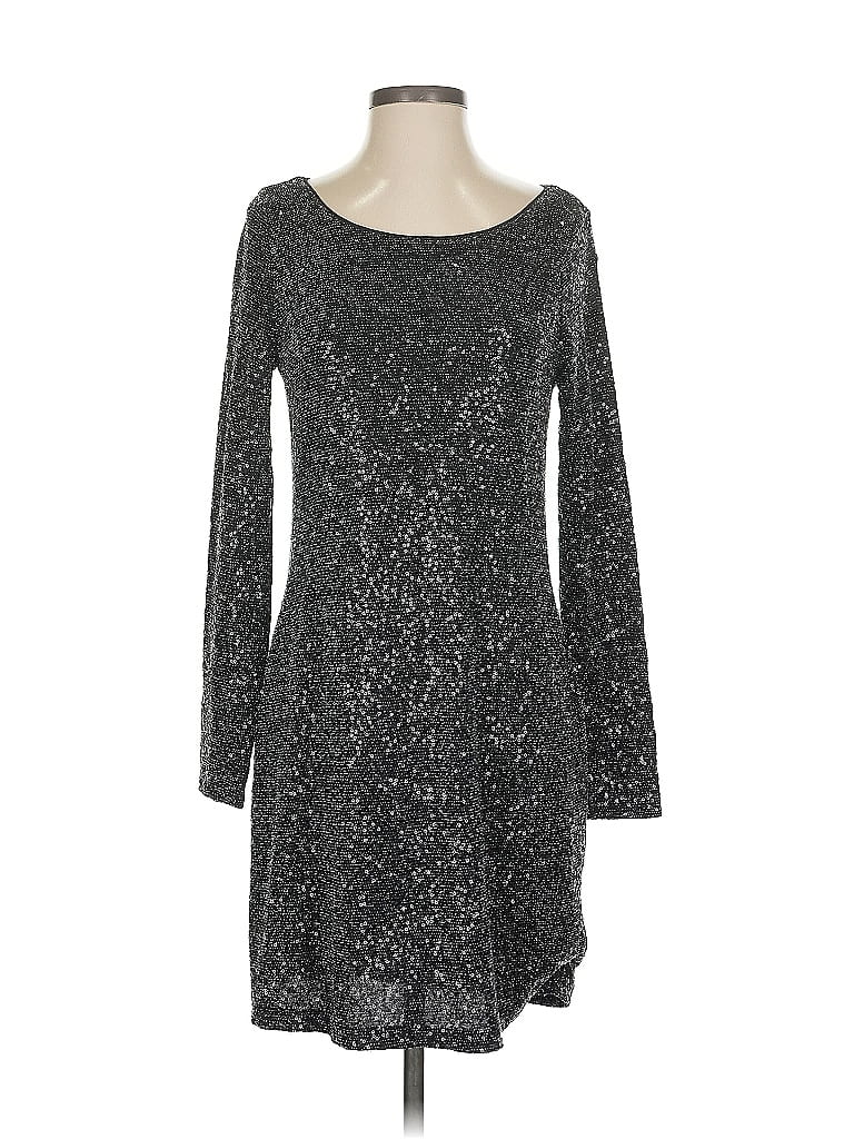 Pre-owned Express Cocktail Dress In Silver