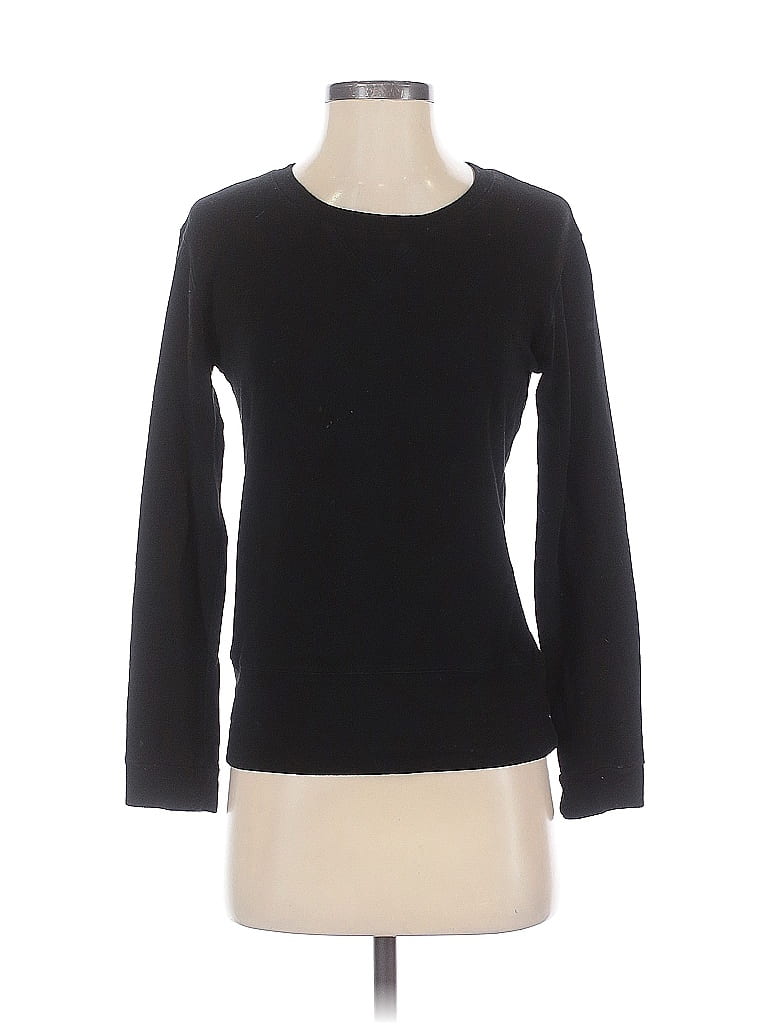 Pre-owned Monrow Pullover Sweater In Black