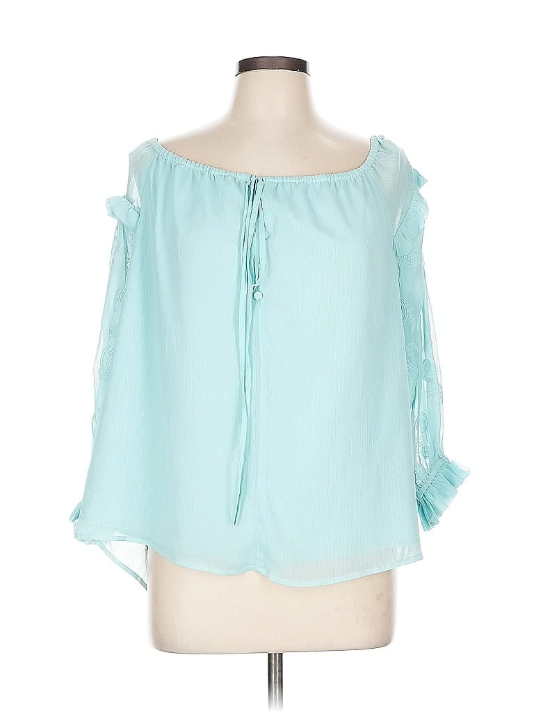 Vince Camuto 3/4 Sleeve Blouse In Blue