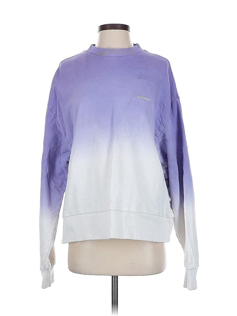 Pre-owned Collusion Sweatshirt In Purple