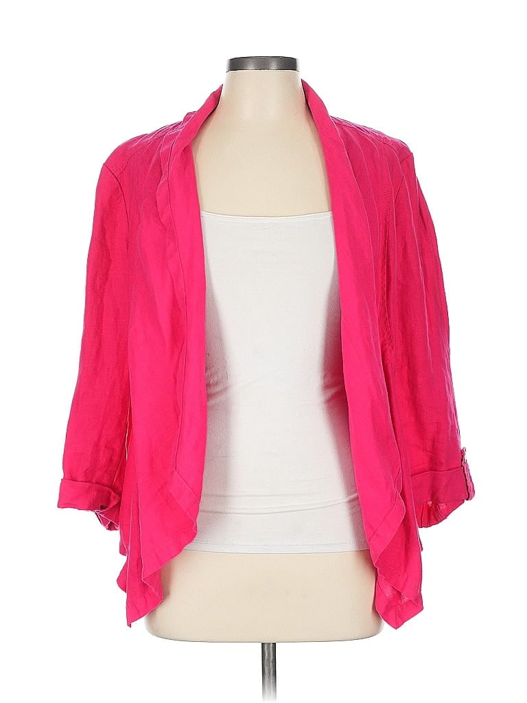 Click to view more detailed imagery on our partner's website Pre-owned Chico's Jacket In Pink