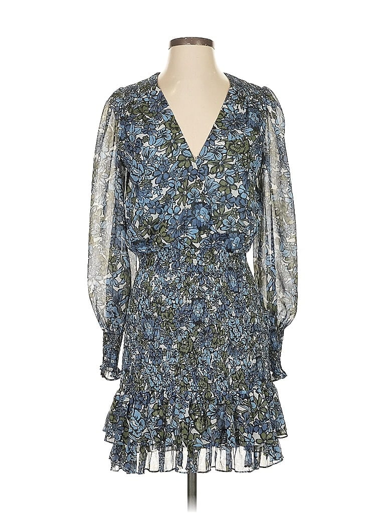 Pre-owned Veronica Beard Cocktail Dress In Blue