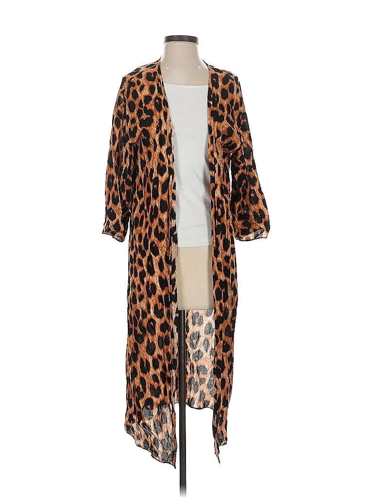 Pre-owned Bailey's Blossoms Cardigan Sweater In Brown