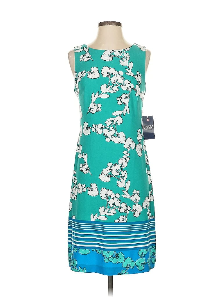 Pre-owned Chaps Casual Dress In Blue