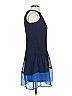 H&M 100% Polyester Blue Cocktail Dress Size 4 - photo 4