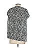 Rose + Olive 100% Polyester Silver Short Sleeve Blouse Size S - photo 2