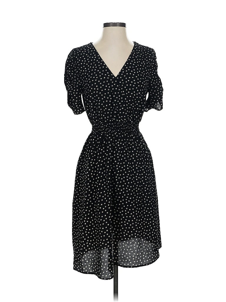 Pre-owned Good Luck Gem Casual Dress In Black