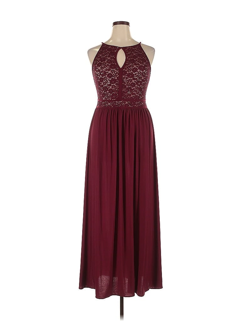Click to view more detailed imagery on our partner's website Pre-owned Morgan & Co. Cocktail Dress In Burgundy