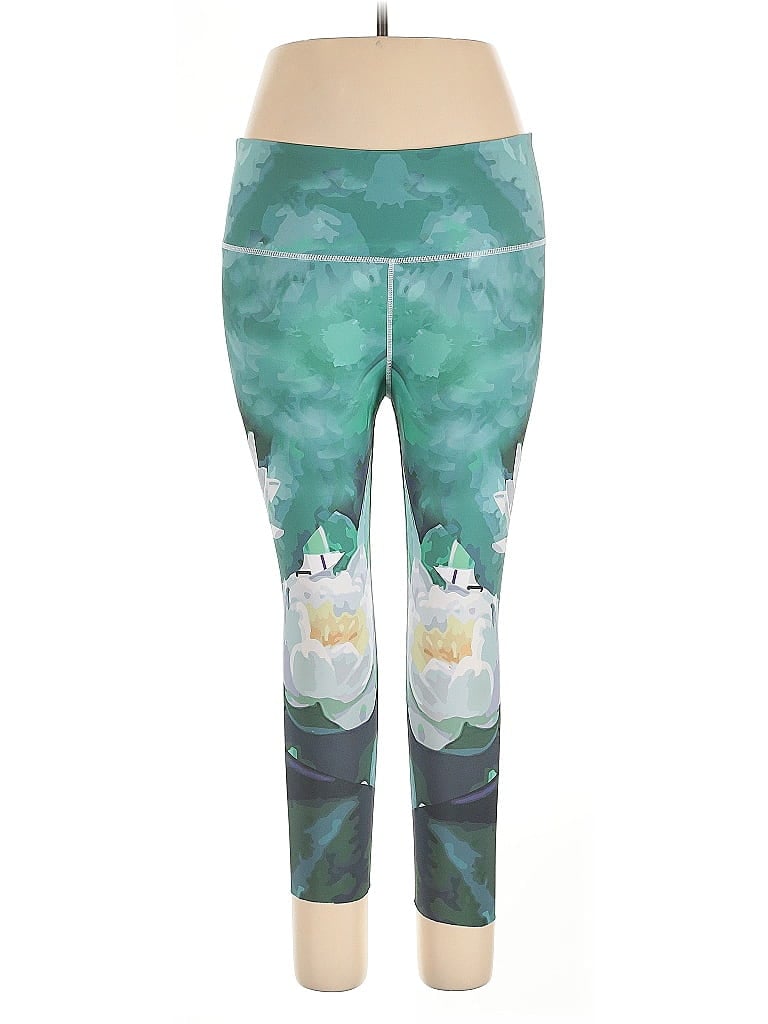 Pre-owned Assorted Brands Active Pants In Green