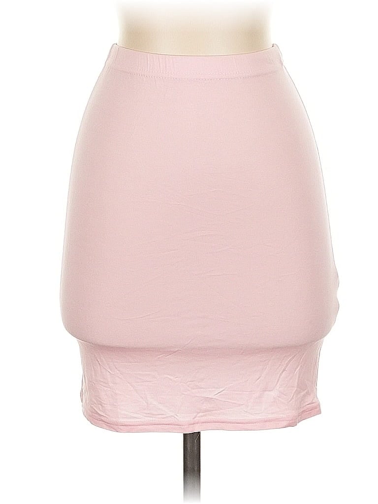 Pre-owned Prettylittlething Casual Skirt In Pink