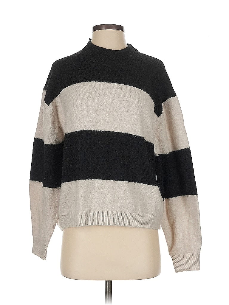 Pre-owned H&m Turtleneck Sweater In Gray