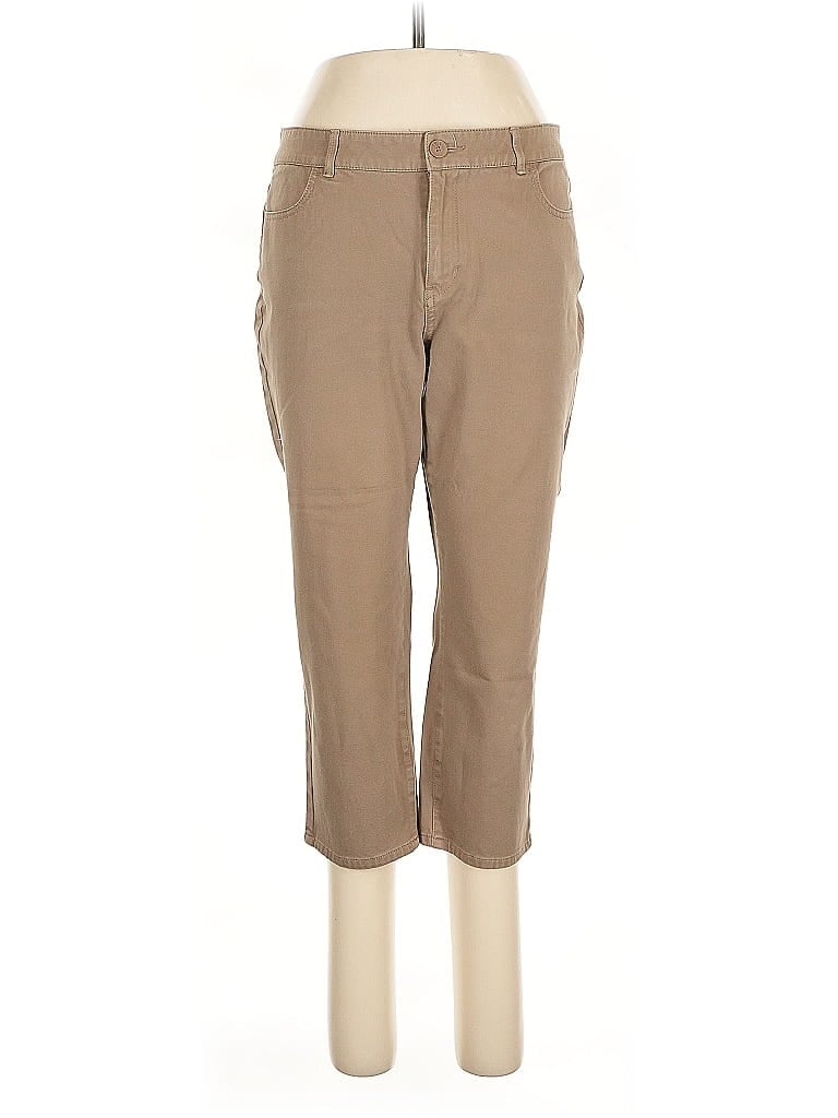 Pre-owned Coldwater Creek Khaki Pant In Brown