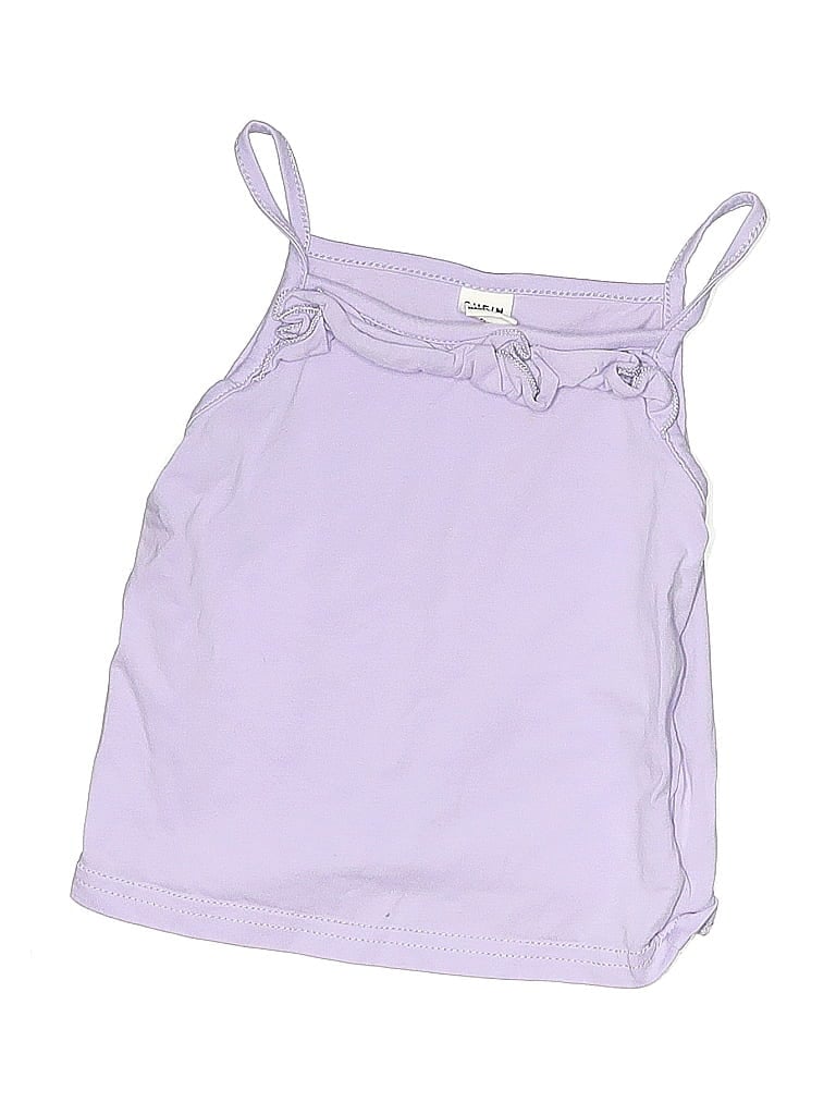 Pre-owned Shein Kids' Tank Top Purple Halter Neckline Tops