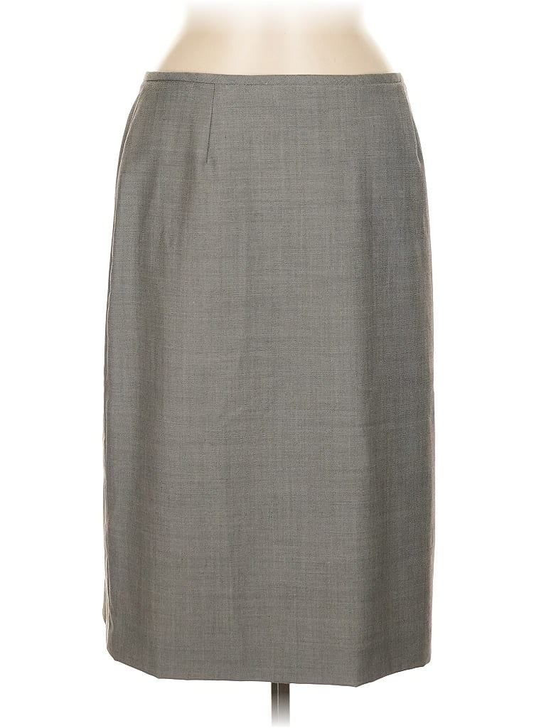 Pre-owned Unbranded Formal Skirt In Gray