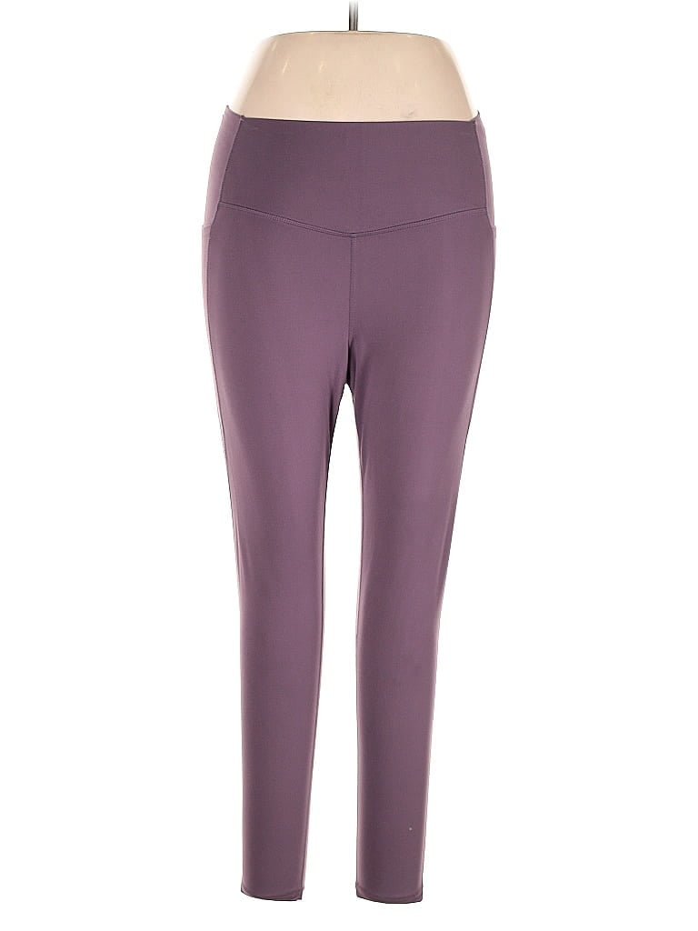 Pre-owned Danskin Active Pants In Purple