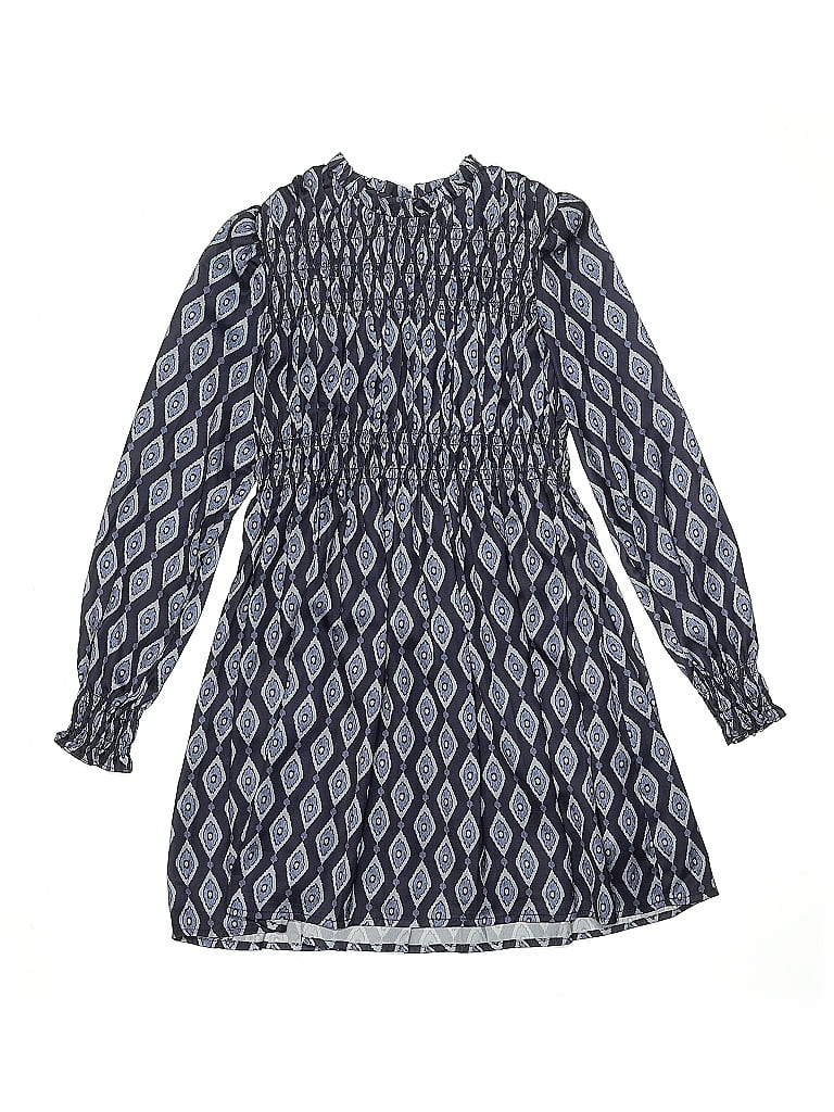 Mayoral 100% Polyester Paisley Blue Dress Size 10 - photo 1