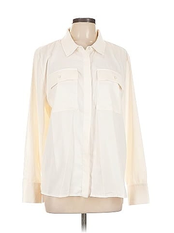Scoop Long Sleeve Blouse (view 1)