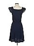 Talbots Solid Blue Casual Dress Size XS - photo 2