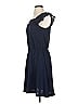 Talbots Solid Blue Casual Dress Size XS - photo 5