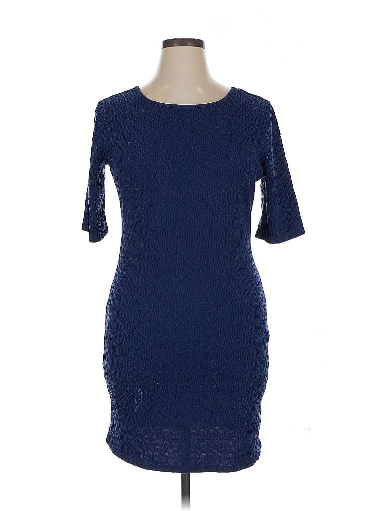 Pre-owned Xhilaration Casual Dress In Blue