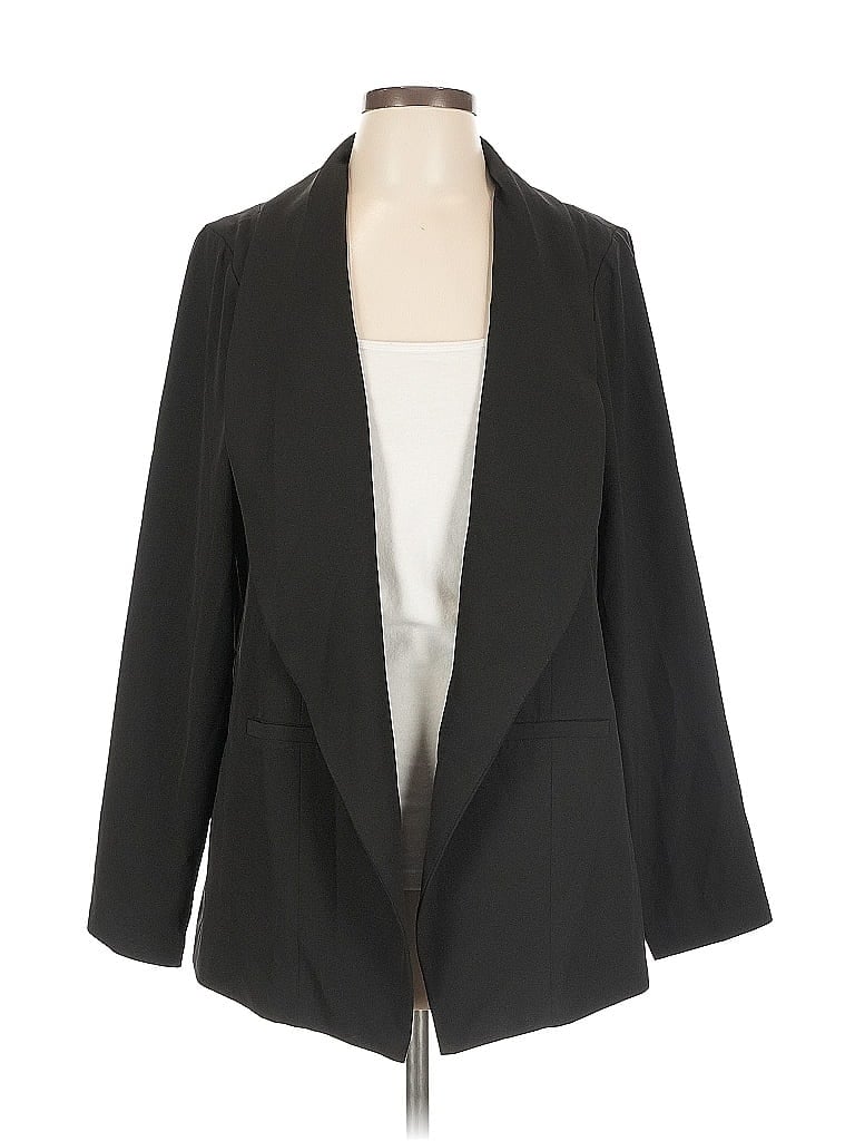 Pre-owned Torrid Blazer Jacket In Black