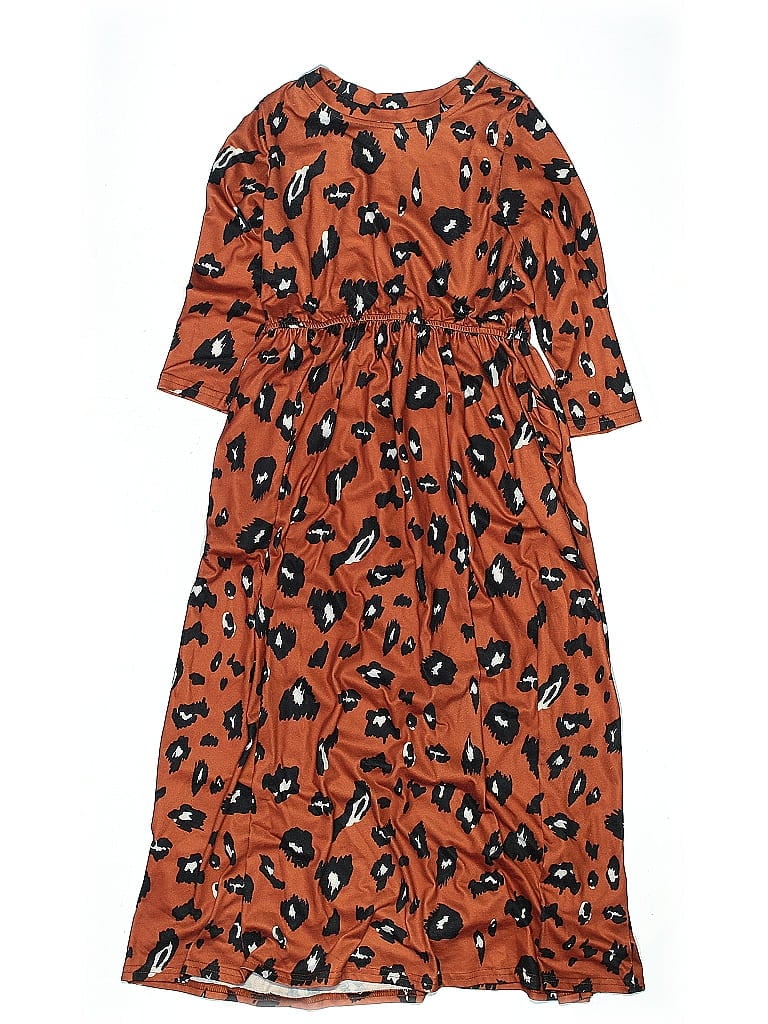 Pre-owned Unbranded Kids' Dress In Orange