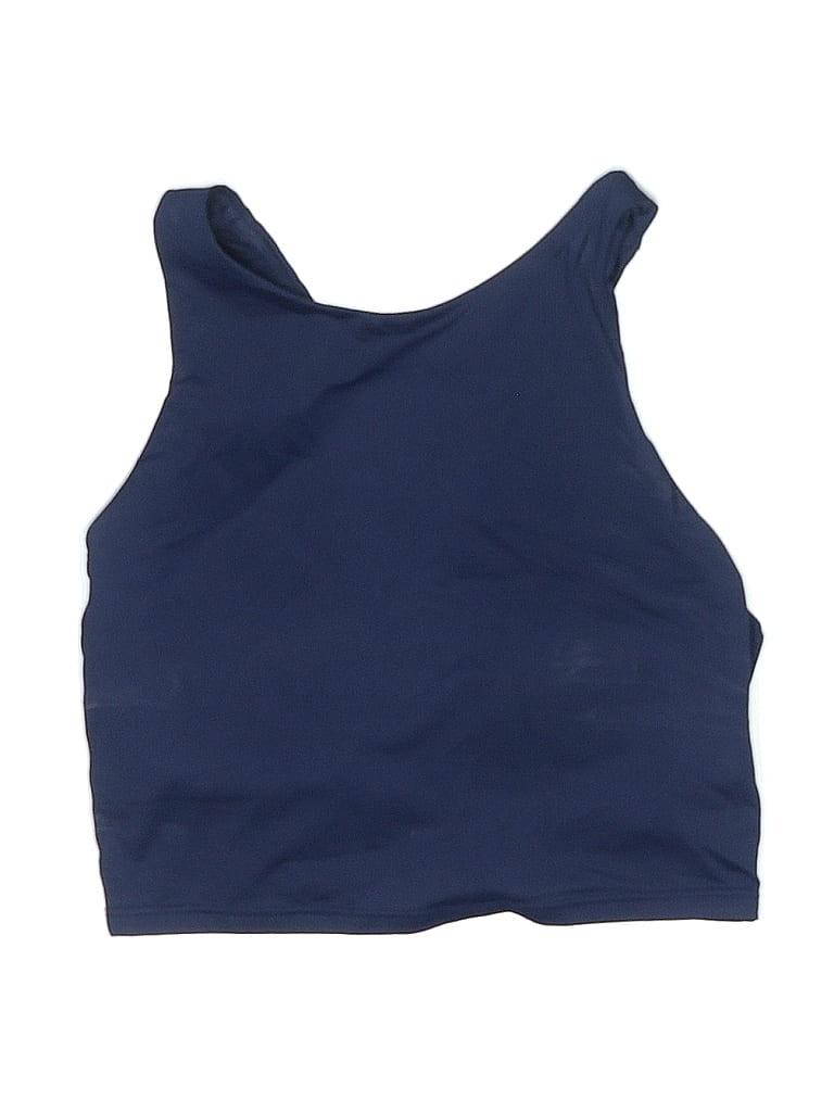 Pre-owned Unbranded Swimsuit Top Blue Swimwear