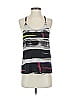Alice + Olivia Gray Black Sleeveless Silk Top Size XS - photo 1