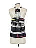 Alice + Olivia Gray Black Sleeveless Silk Top Size XS - photo 2