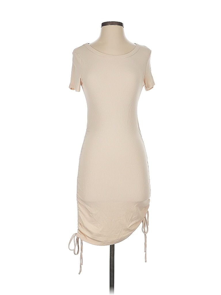 Pre-owned Zaful Casual Dress In Brown