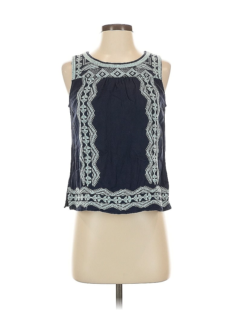 Click to view more detailed imagery on our partner's website Pre-owned Skies Are Blue Sleeveless Blouse In Blue