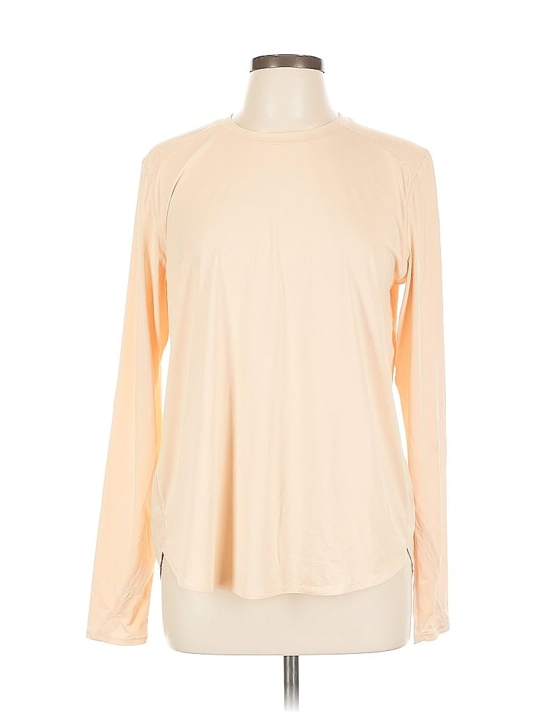 Pre-owned Eddie Bauer Long Sleeve T-shirt In Brown