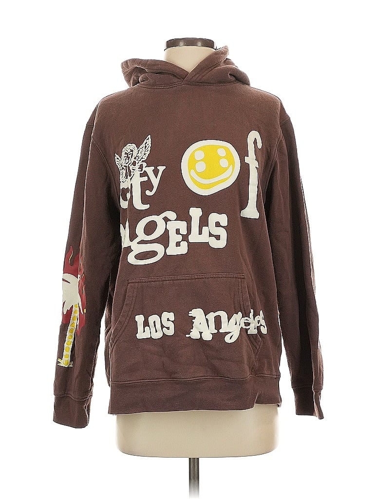 Pre-owned Pacsun Zip Up Hoodie In Brown