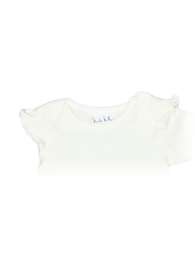 Click to view more detailed imagery on our partner's website Pre-owned Nicole Miller Babies' Short Sleeve Onesie In White