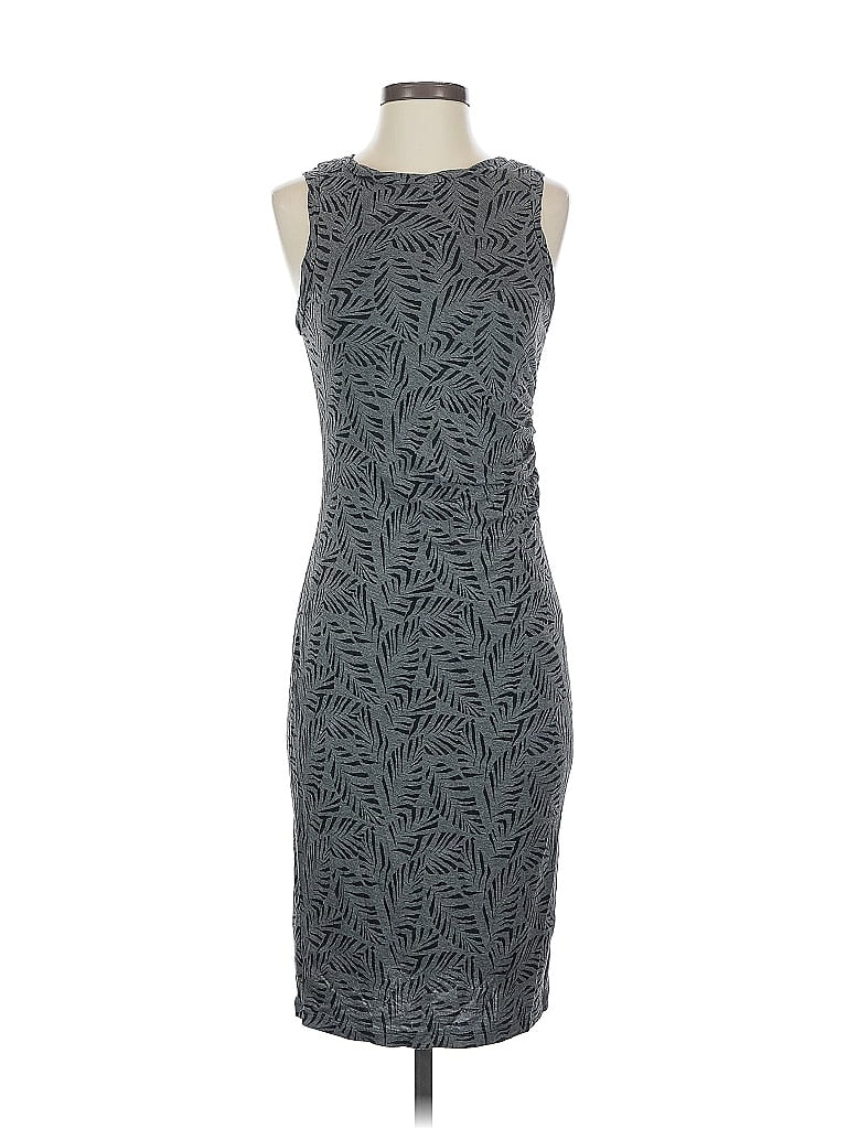 Pre-owned Ann Taylor Loft Cocktail Dress In Gray