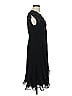 Donna Ricco Solid Black Cocktail Dress Size 4 - photo 3