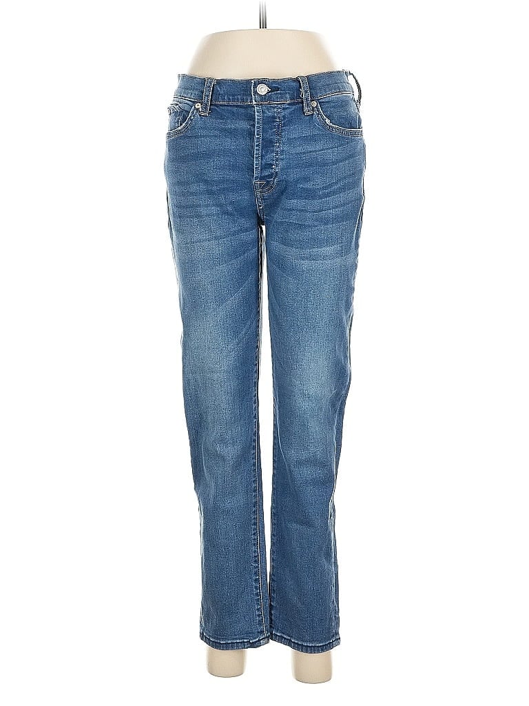 Pre-owned 7 For All Mankind Jeans In Blue