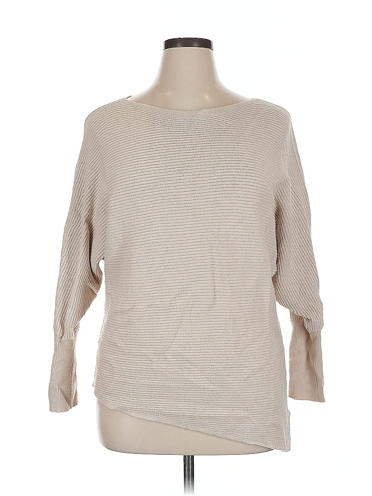 Pre-owned Express Pullover Sweater In Brown