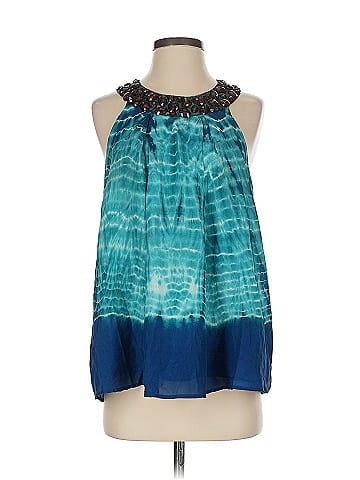 Velvet Sleeveless Silk Top (view 1)