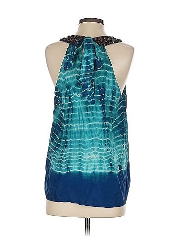Velvet Sleeveless Silk Top (view 2)
