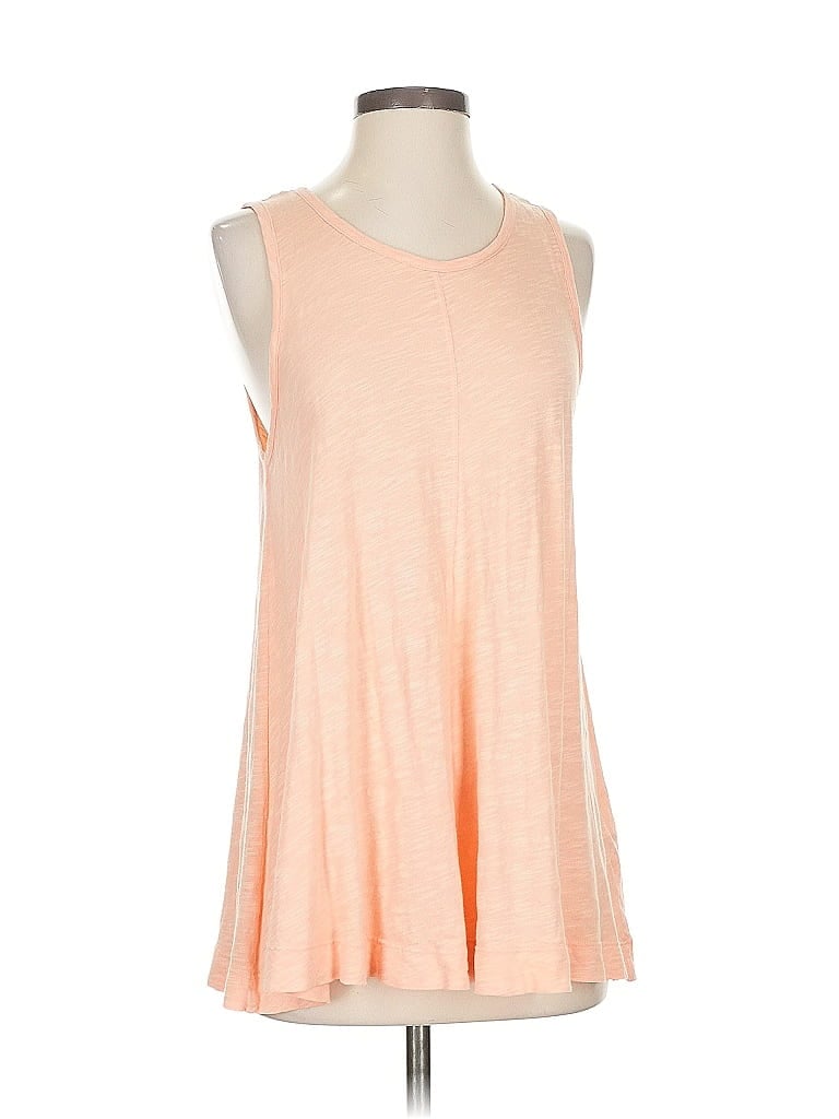 Pre-owned Left Of Center Sleeveless T-shirt In Orange