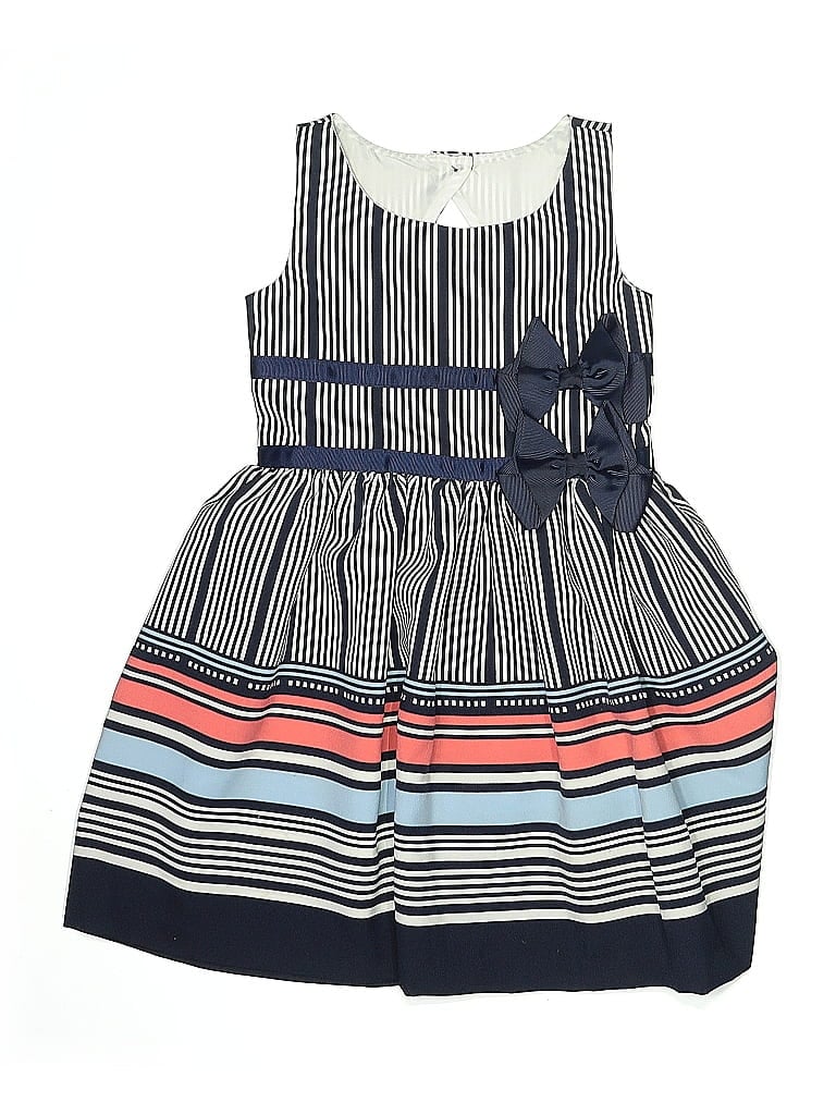 Pre-owned Bonnie Jean Kids' Dress In Blue