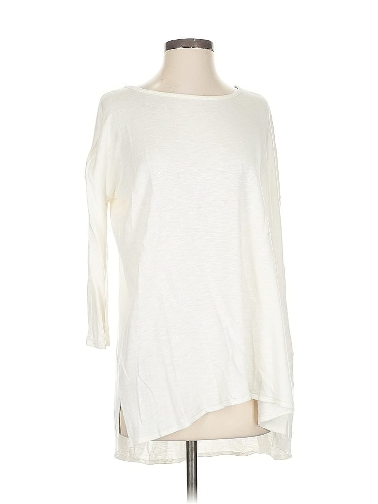 Click to view more detailed imagery on our partner's website Pre-owned Calypso St Barth 3/4 Sleeve T-shirt In White