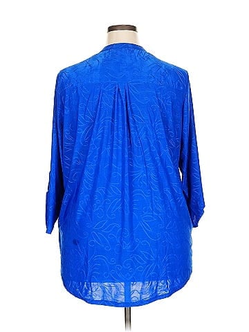NY Collection 3/4 Sleeve Blouse (view 2)