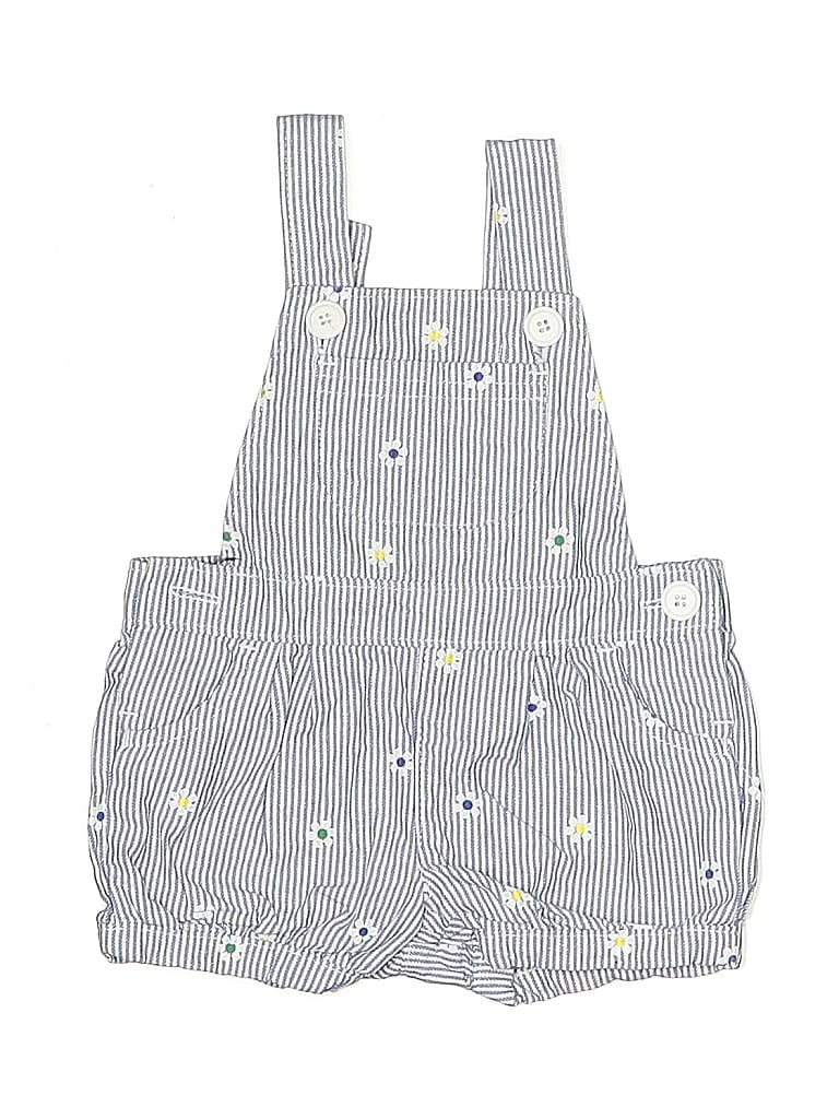 CARTER'S Pre-owned Babies' Overall Shorts In Blue