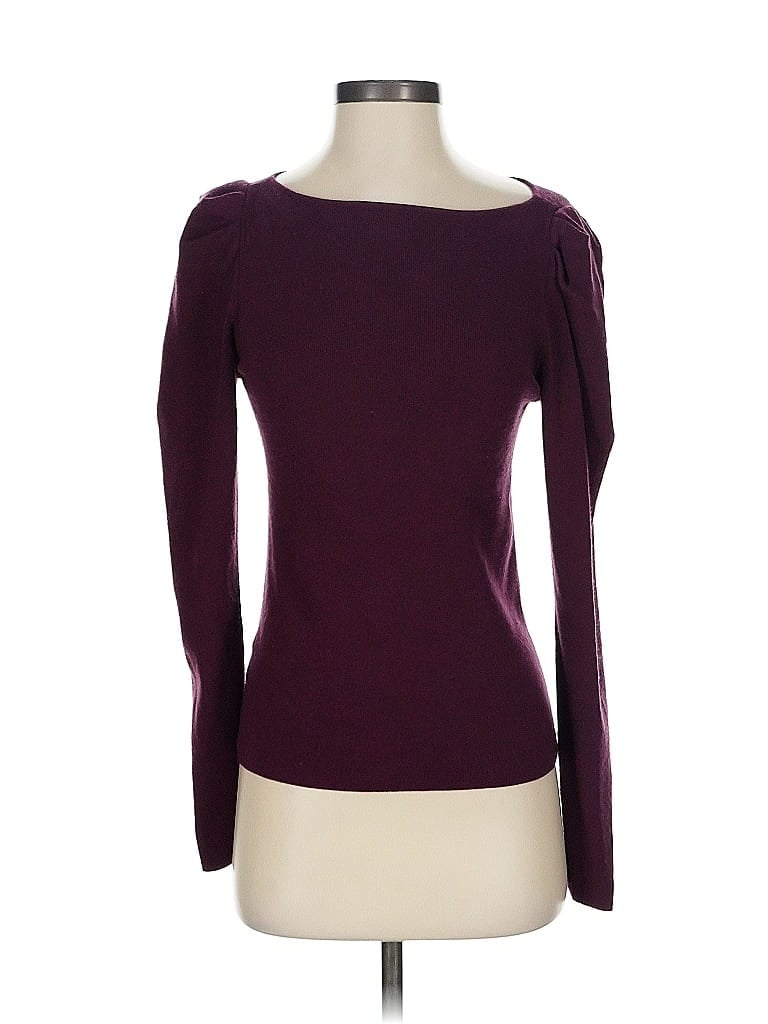 Pre-owned Ann Taylor Pullover Sweater In Burgundy