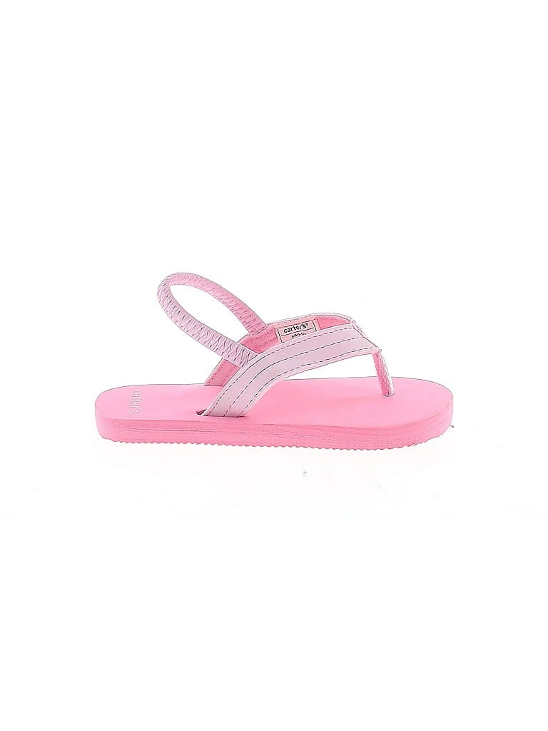 Click to view more detailed imagery on our partner's website Pre-owned Carter's Kids' Flip Flops In Pink