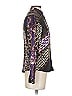 ETRO 100% Silk Purple Black Long Sleeve Silk Top Size EU (IT) 40 / US 4 - photo 3