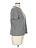 Zara 100% Cotton Metallic Gray Short Sleeve T-Shirt Size L - photo 3